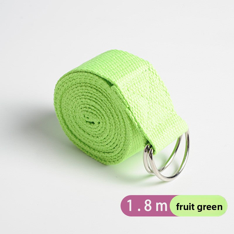 Yoga Stretch Belt Polyester Cotton Beginner Exercise Strap
