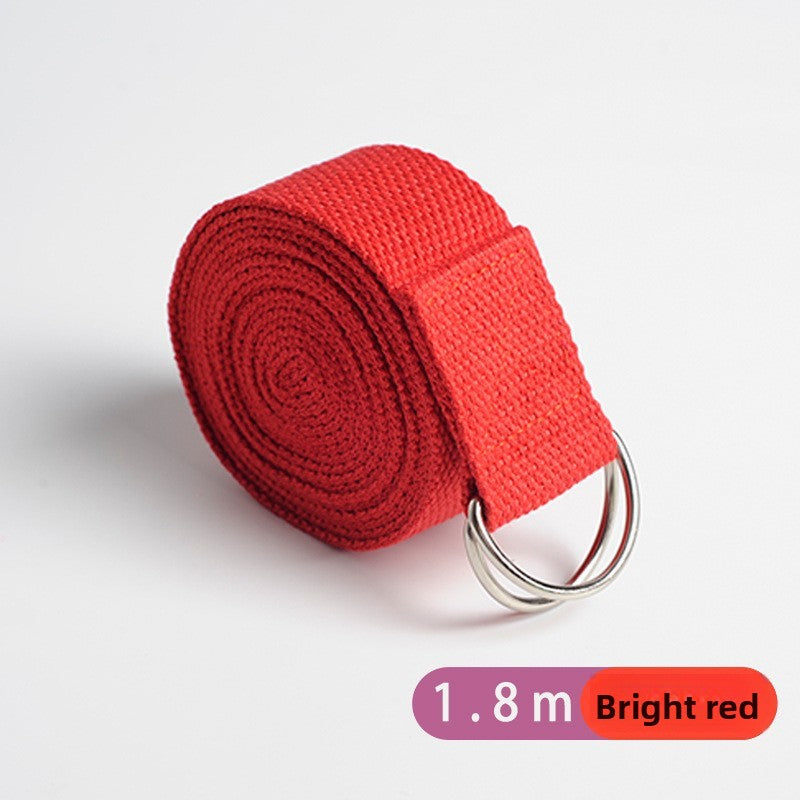 Yoga Stretch Belt Polyester Cotton Beginner Exercise Strap