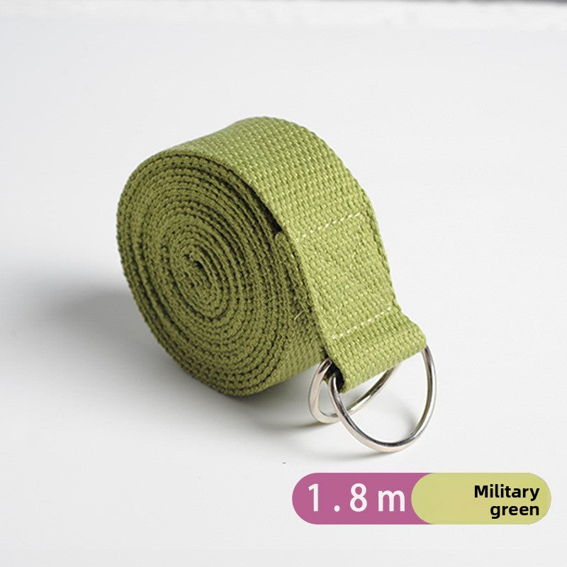 Yoga Stretch Belt Polyester Cotton Beginner Exercise Strap