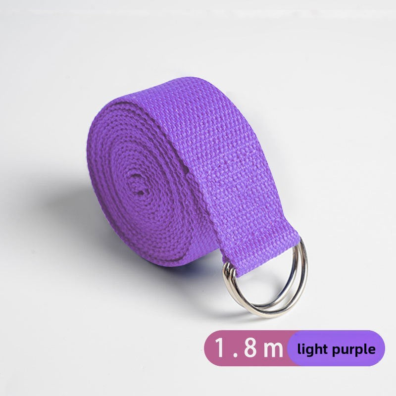 Yoga Stretch Belt Polyester Cotton Beginner Exercise Strap