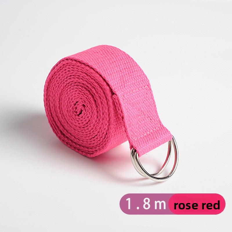 Yoga Stretch Belt Polyester Cotton Beginner Exercise Strap