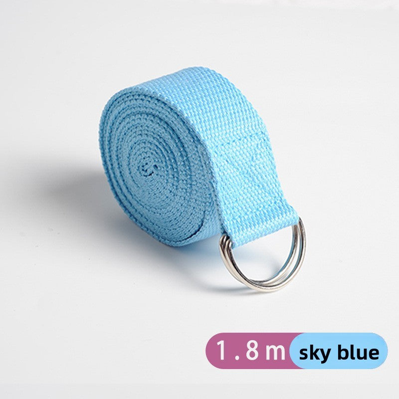 Yoga Stretch Belt Polyester Cotton Beginner Exercise Strap