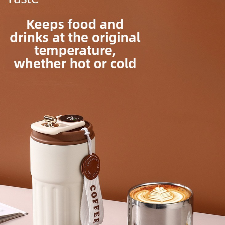 Smart Temperature Display Stainless Steel Vacuum Thermos Cup
