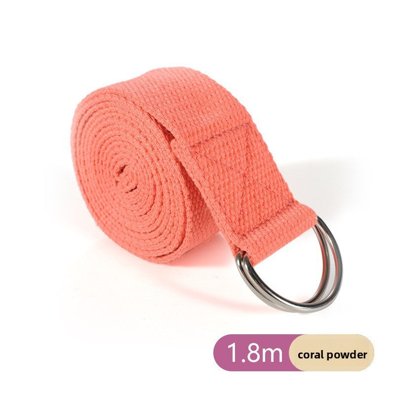 Yoga Stretch Belt Polyester Cotton Beginner Exercise Strap
