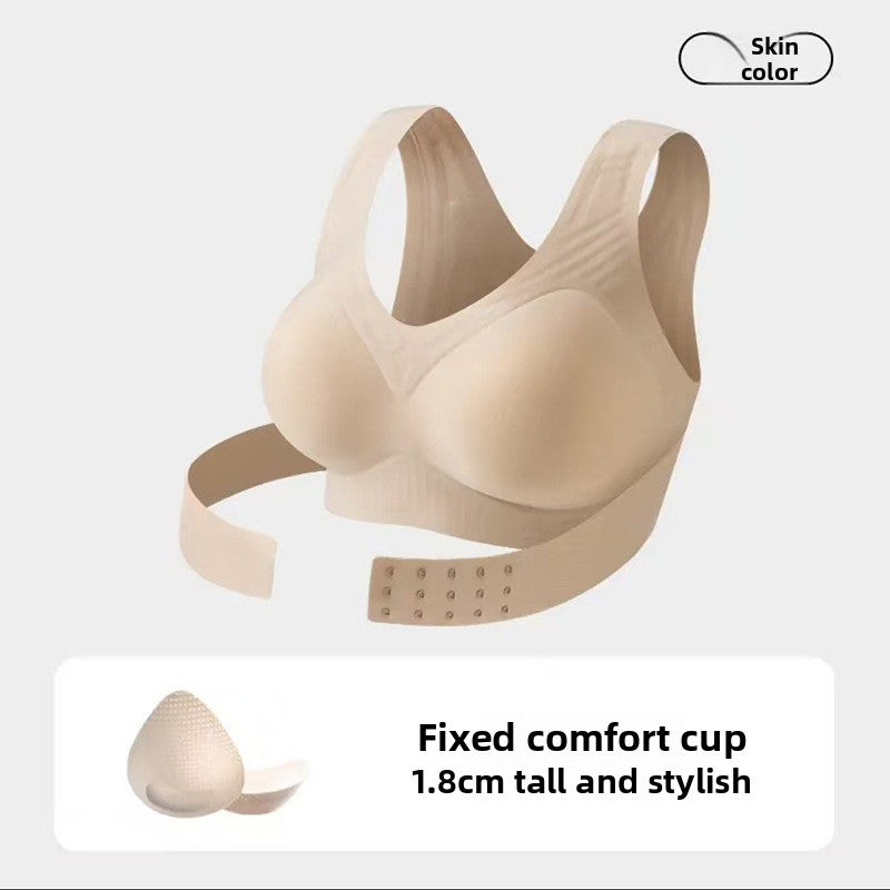 Exercise bra for shaping and enhancing the back appearance
